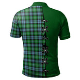 Clan Arbuthnot Ancient Tartan Polo Shirt - Lion Rampant And Celtic Thistle Style DS26 Arbuthnot Ancient Tartan Tartan Polo